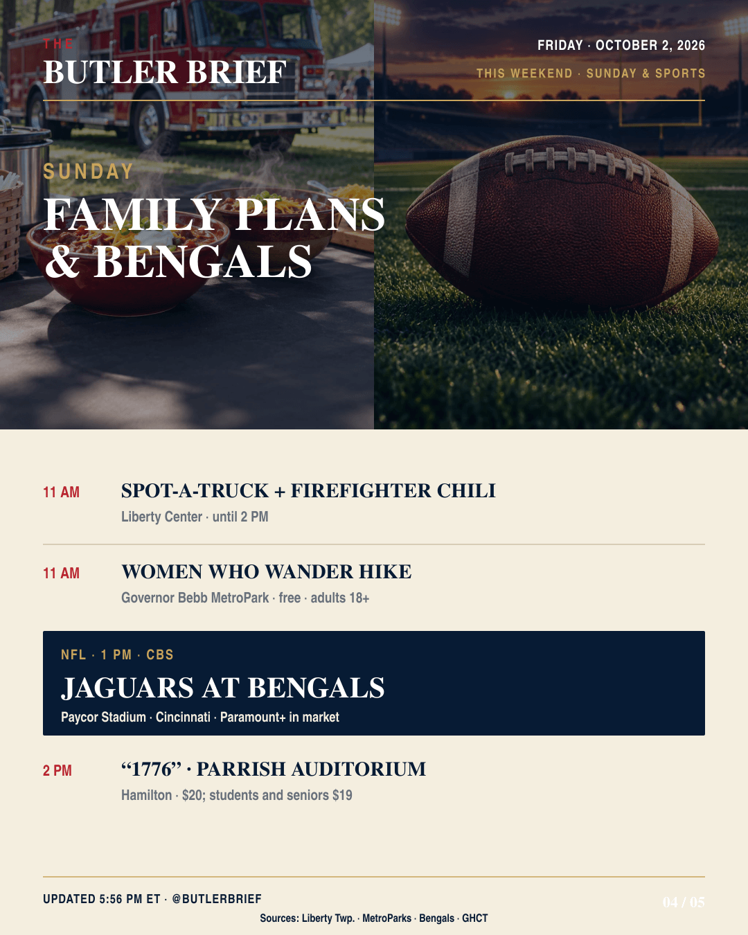 Sunday and sports