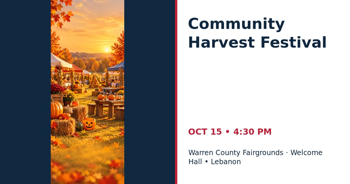Community Harvest Festival • OCT 15 • Lebanon