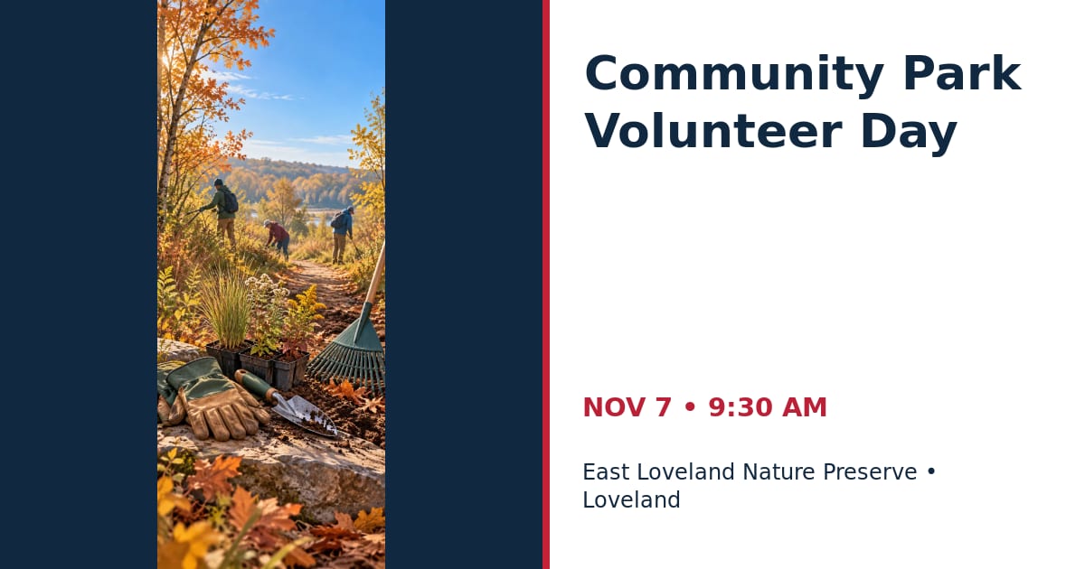 Community Park Volunteer Day • NOV 7 • Loveland