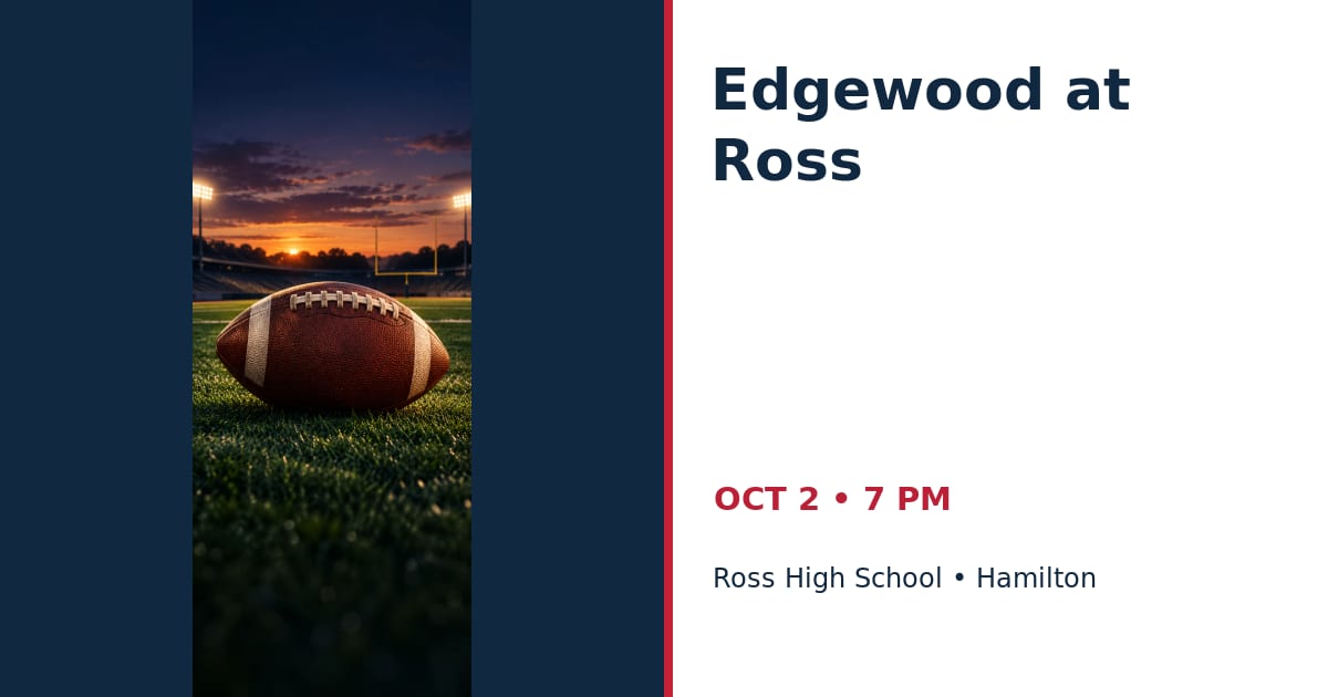 Edgewood at Ross • OCT 2 • Hamilton