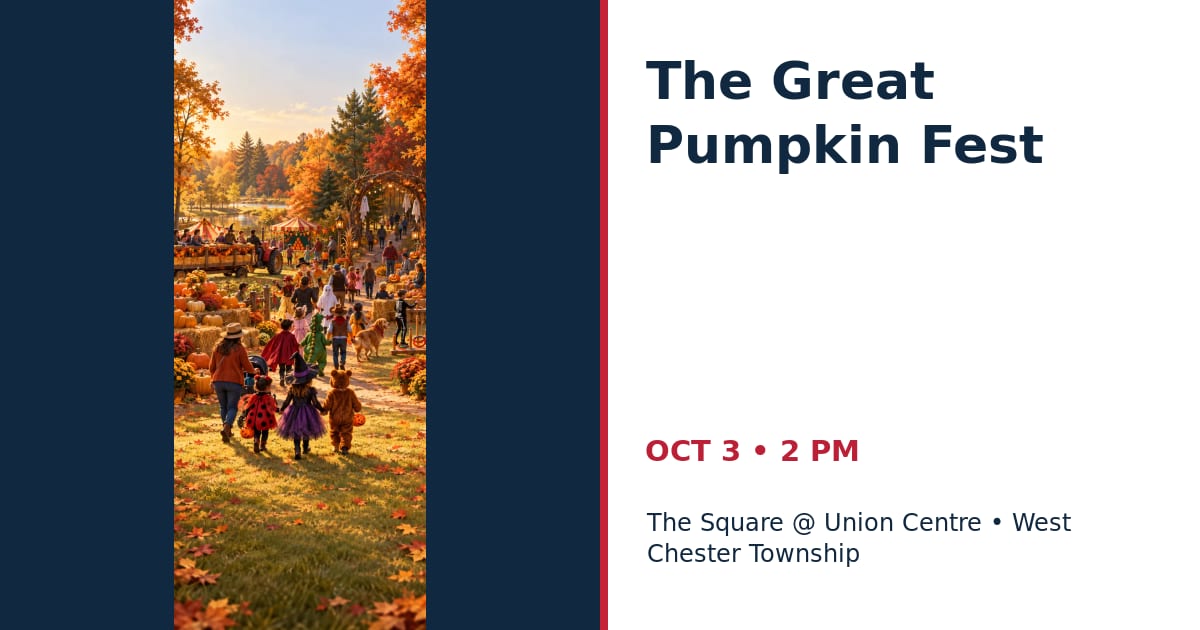 The Great Pumpkin Fest • OCT 3 • West Chester Township