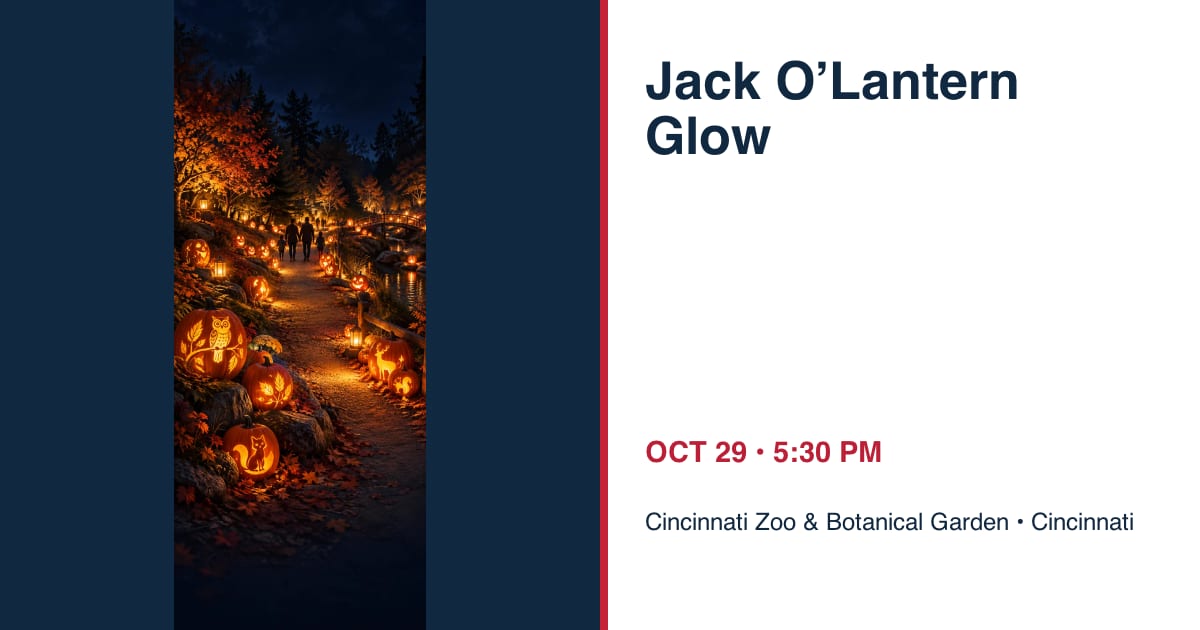 Jack O’Lantern Glow • OCT 29 • Cincinnati