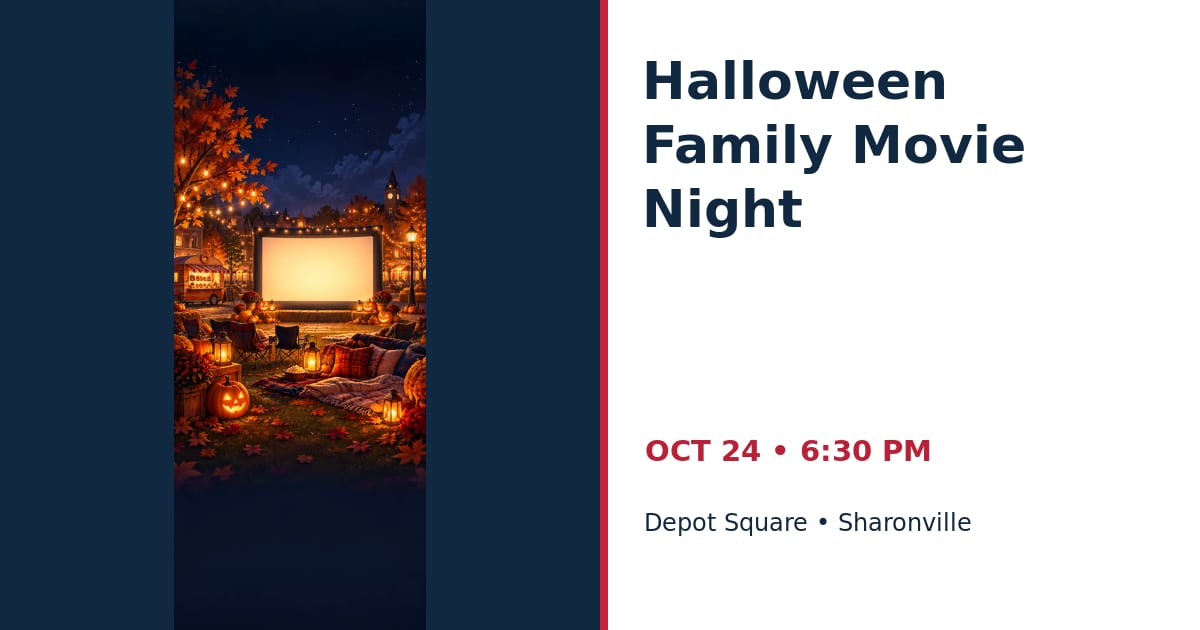 Halloween Family Movie Night • OCT 24 • Sharonville