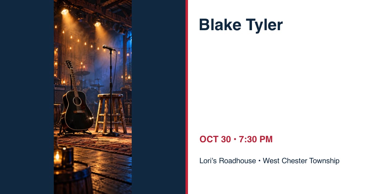 Blake Tyler • OCT 30 • West Chester Township