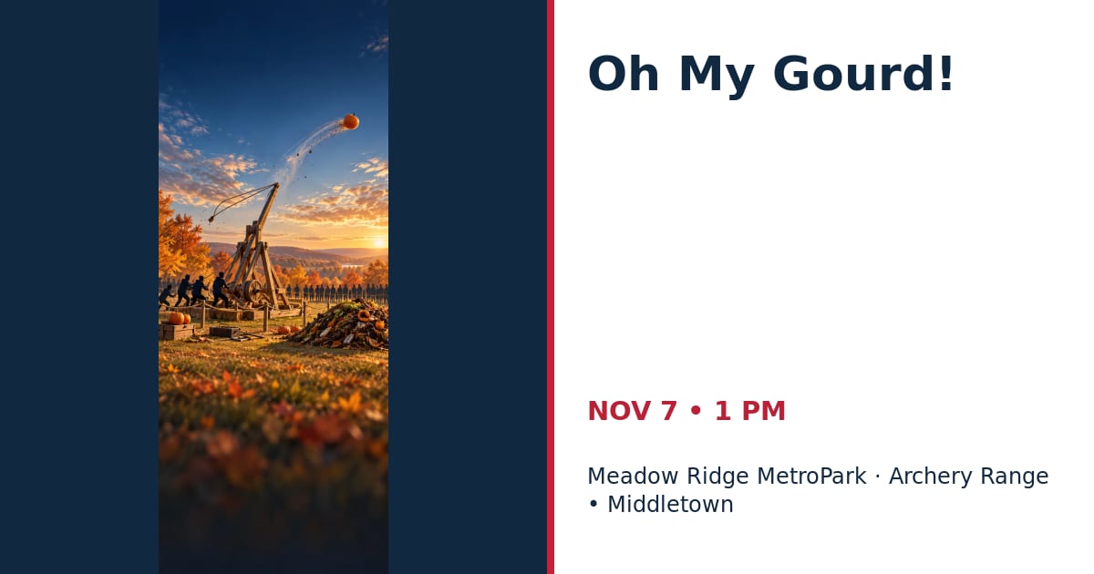 Oh My Gourd! • NOV 7 • Middletown