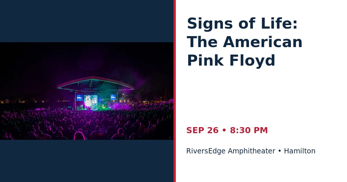 Signs of Life: The American Pink Floyd • SEP 26 • Hamilton