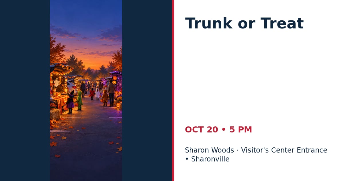 Trunk or Treat • OCT 20 • Sharonville