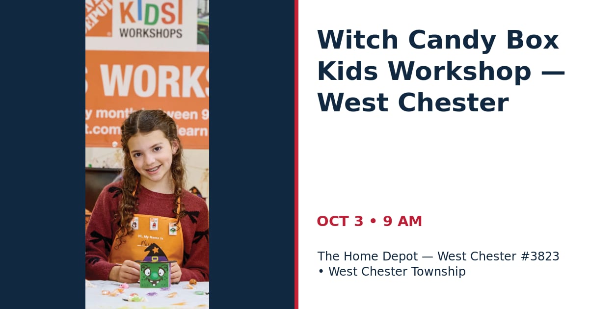 Witch Candy Box Kids Workshop — West Chester • OCT 3 • West Chester Township