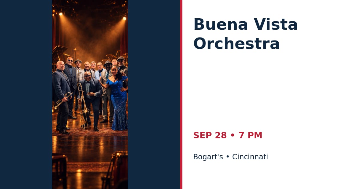Buena Vista Orchestra • SEP 28 • Cincinnati