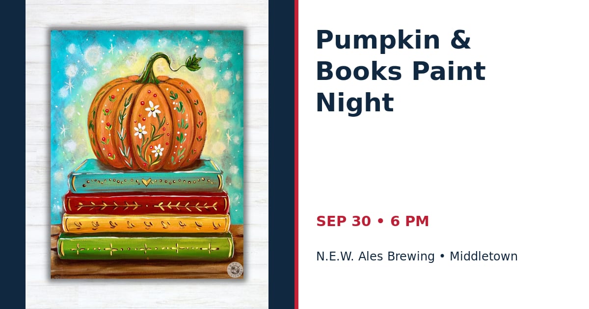 Pumpkin & Books Paint Night • SEP 30 • Middletown