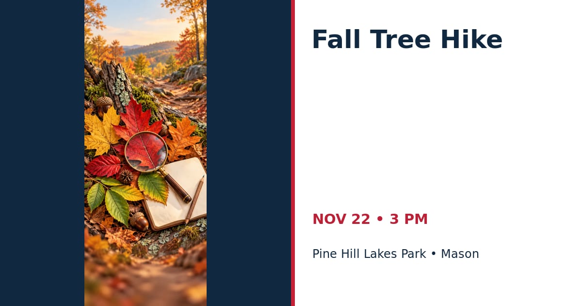 Fall Tree Hike • NOV 22 • Mason