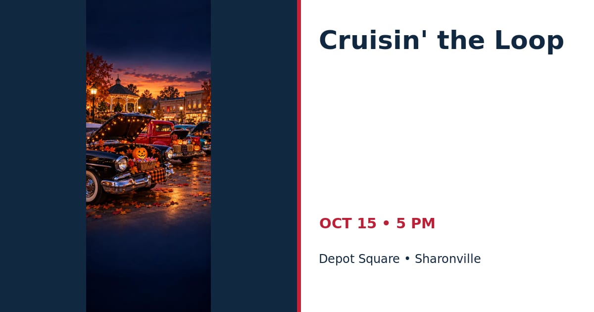 Cruisin' the Loop: Special Candy Cruise-In • OCT 15 • Sharonville