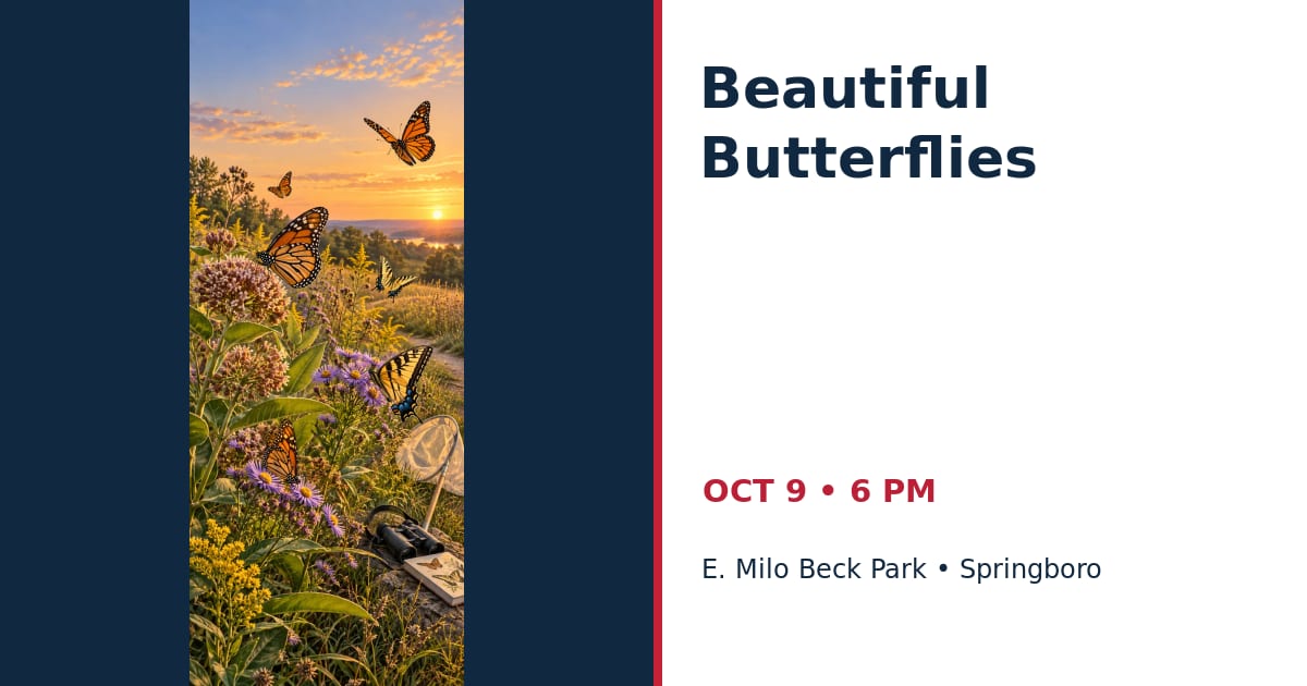 Beautiful Butterflies • OCT 9 • Springboro